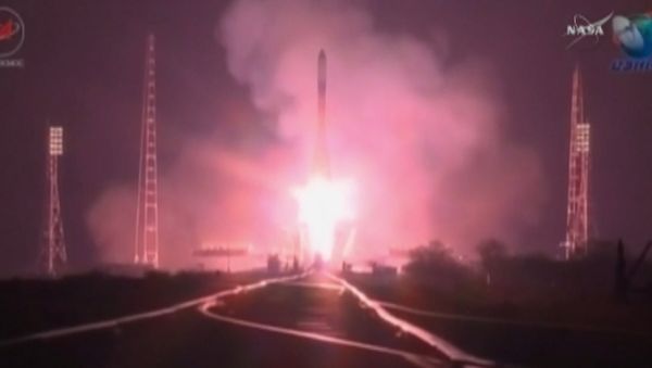 Спутник_Кадры запуска упавшего в Туве космического грузовика Прогресс - Sputnik Армения