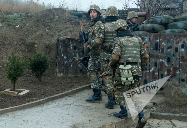 На армянских позициях. Короткий перерыв - Sputnik Армения
