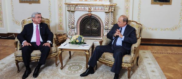 Президент РФ В.Путин встретился с президентом Армении С.Саргсяном - Sputnik Армения