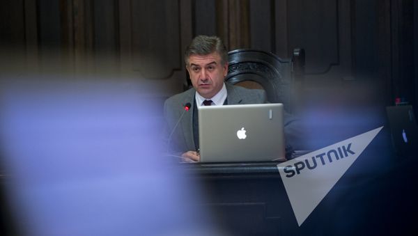 Заседание Правительства РА. Карен Карапетян - Sputnik Արմենիա