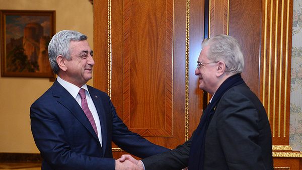 Серж Саргсян и Михаил Пиотровский - Sputnik Արմենիա