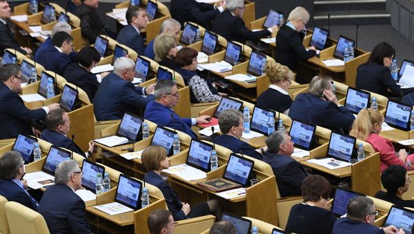 Пленарное заседание Госдумы РФ - Sputnik Армения