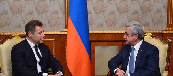Серж Саргсян и Стефан Висконти - Sputnik Արմենիա