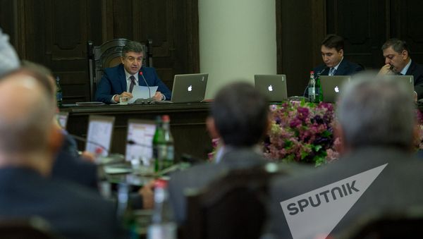 Заседание Правительства РА. Карен Карапетян - Sputnik Արմենիա