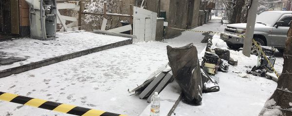 Взорванный банкомат на улице Сарьяна Взорванный банкомат на улице Сарьяна - Sputnik Армения