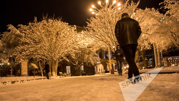 Заснеженный Ереван - Sputnik Արմենիա