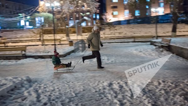 Заснеженный Ереван - Sputnik Армения