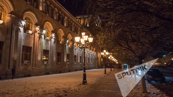 Заснеженный Ереван - Sputnik Армения