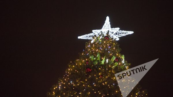 Ледяной городок на Площади Свободы в Ереване - Sputnik Արմենիա