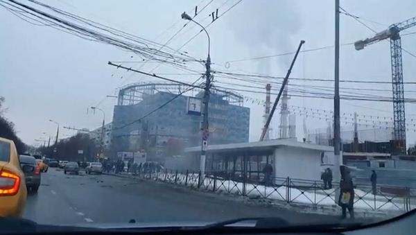 СПУТНИК_Первые кадры с места взрыва у метро Коломенское в Москве - Sputnik Армения