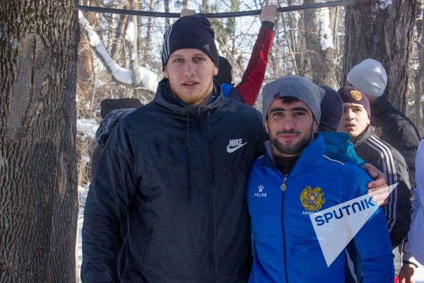 Армянские борцы в Цахкадзоре готовятся к предстоящему сезону. Артур Алексанян - Sputnik Армения