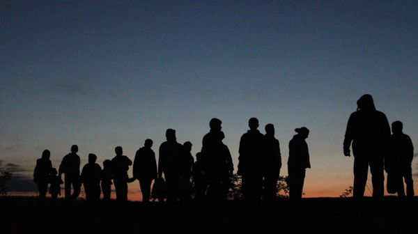 Беженцы на сербско-венгерской границе - Sputnik Армения