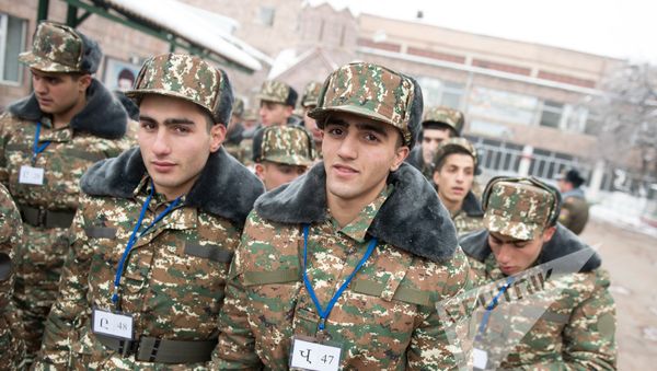 Зимний призыв в армию 2017, Ереван - Sputnik Արմենիա
