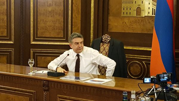 Пресс-конференция Карена Карапетяна - Sputnik Արմենիա
