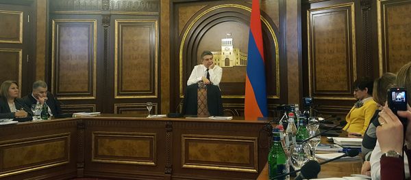Пресс-конференция Карена Карапетяна Пресс-конференция Карена Карапетяна - Sputnik Армения