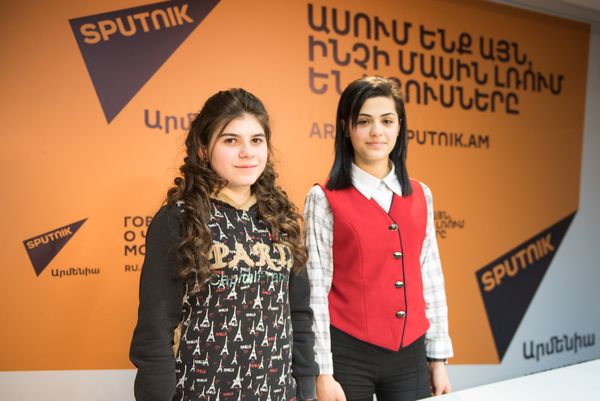 П/к армянских участников шоу талантов Ты – супер!. Сабина и Ангелина - Sputnik Армения