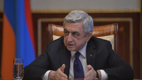 Президент Армении Серж Саргсян - Sputnik Армения