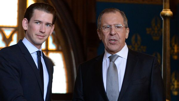Встреча глав МИД РФ и Австрии С.Лаврова с С.Курцем - Sputnik Армения