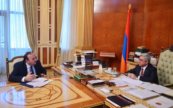 ՀՀ ԿԳ նախարարը Սերժ Սարգսյանին զեկուցել է հանրակրթության և բարձրագույն կրթության ոլորտներում իրականացվող աշխատանքների և ծրագրերի մասին։ - Sputnik Արմենիա