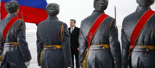 Официальный визит премьер-министра РА Крена Карапетяна с премьер-министром РФ Дмитрием Медведевым - Sputnik Արմենիա