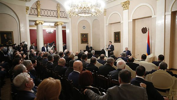 Встреча Карена Карапетяна с представителями армянской общины России - Sputnik Армения