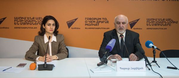 П/к Паруйра Айрикяна в пресс-центре Sputnik Армения - Sputnik Արմենիա