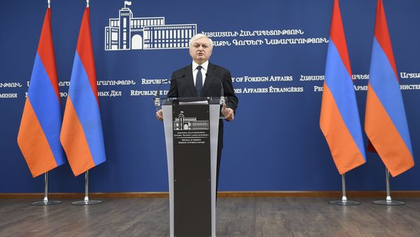 Пресс-конференция Министра иностранных дел Эдварда Налбандяна - Sputnik Արմենիա