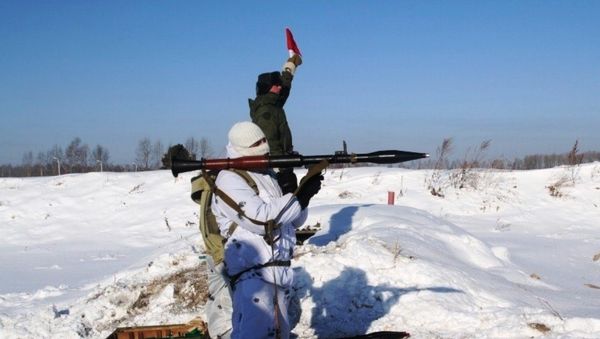 Гранатометчики ЮВО в Армении  - Sputnik Армения