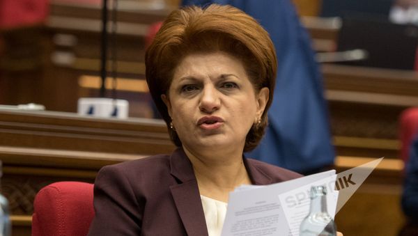 Заседание Национального собрания РА. Карине Ачемян - Sputnik Արմենիա