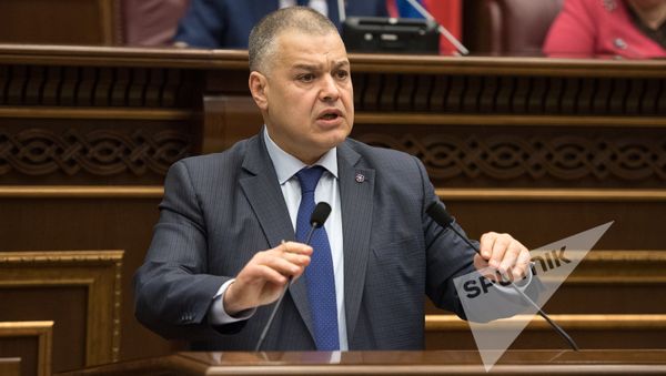 Давид Арутюнян. Заседание Национального собрания РА, 08.02.2017 - Sputnik Армения