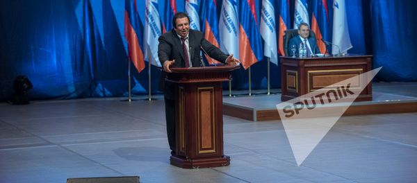 Девятый съезд партии Процветающая Армения. Гагик Царукян Девятый съезд партии Процветающая Армения. Гагик Царукян - Sputnik Армения