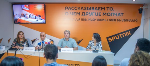 Пресс-конференция по вопросам перспектив снятия санкций с Ирана для Армении - Sputnik Армения