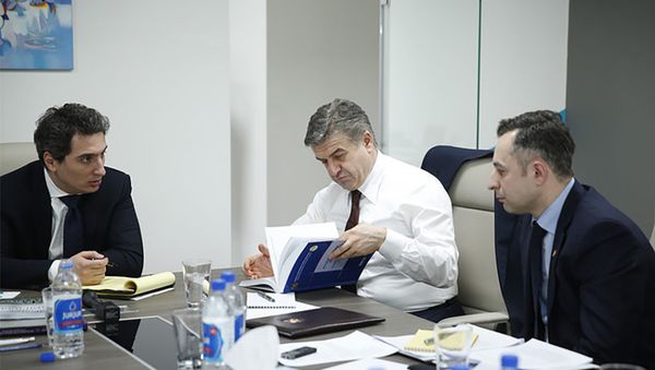 Премьер-министру Армении Карену Карапетяну были представлены работы по использованию потенциала диаспоры - Sputnik Արմենիա