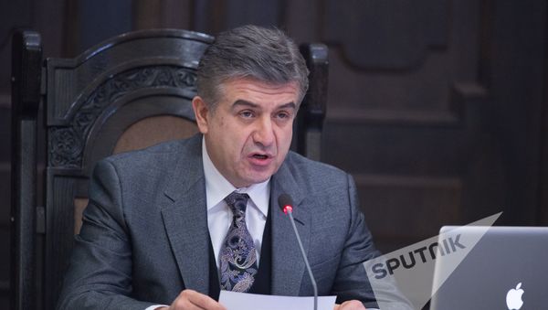 Карен Карапетян. Заседание Правительства РА 16.02.2017 - Sputnik Արմենիա