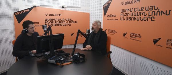 Гостем Sputnik Армения стал музыкант, режиссер, художник Стас Намин, посетивший Ереван в рамках творческих дней. Гостем Sputnik Армения стал музыкант, режиссер, художник Стас Намин, посетивший Ереван в рамках творческих дней. - Sputnik Армения