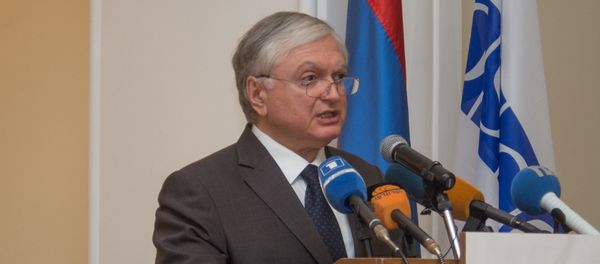 Эдуард Налбандян, министр иностранных дел Армении - Sputnik Армения