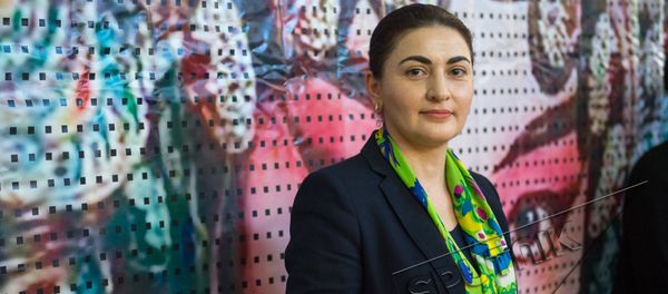 Директор детской библиотеки имени Хнко-Апера Рузан Тоноян - Sputnik Արմենիա
