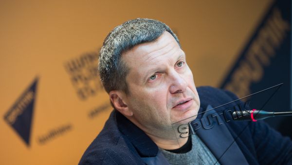 Владимир Соловьев в пресс-центре Sputnik Армения - Sputnik Армения
