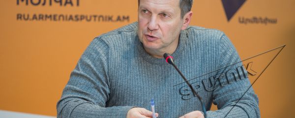 Владимир Соловьев в пресс-центре Sputnik Армения - Sputnik Армения