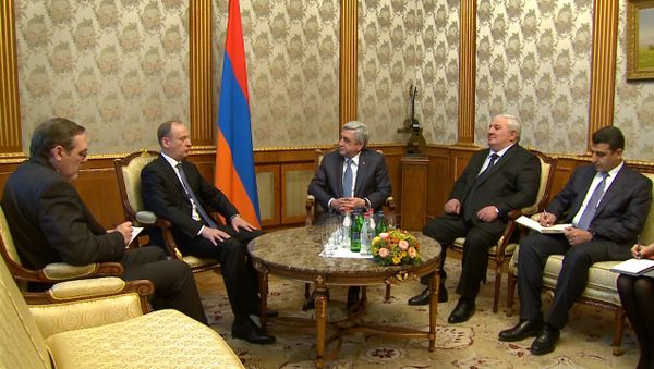 Սերժ Սարգսյանն ընդունել է ՌԴ անվտանգության խորհրդի քարտուղար Նիկոլայ Պատրուշևին - Sputnik Արմենիա
