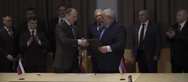 Николай Патрушев и Юрий Хачатуров провели консультации в Ереване - Sputnik Արմենիա