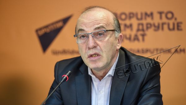 Татул Манасерян в пресс-центре Sputnik Армения - Sputnik Армения