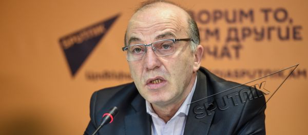 Татул Манасерян в пресс-центре Sputnik Армения - Sputnik Արմենիա