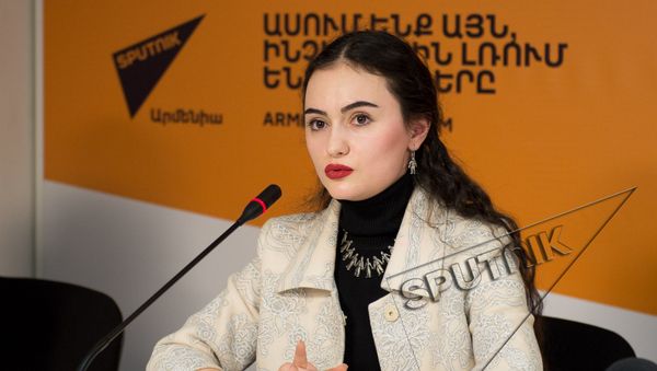 Рима Пипоян в пресс-центре Sputnik Армения - Sputnik Армения