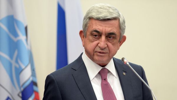 Президенту Республики Армения С. Саргсяну присвоено звание почетного доктора МГИМО - Sputnik Армения