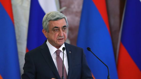 Переговоры президента РФ В. Путина с президентом Армении С. Саргсяном - Sputnik Армения