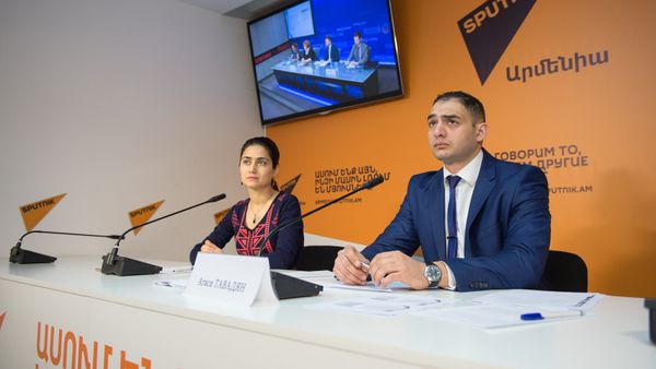 Агаси Тавадян. Видеомост Москва–Ереван–Тбилиси на тему: Экономики стран Центральной Азии и Южного Кавказа: итоги развития и перспективы в Sputnik Армения - Sputnik Армения