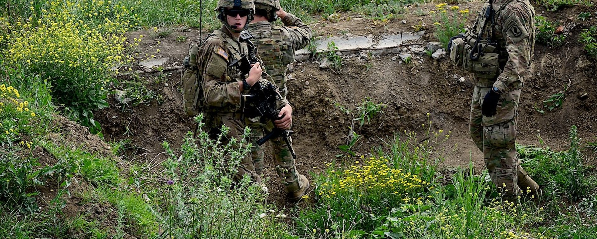 Американские военные на учениях Достойный партнер в Грузии - Sputnik Армения, 1920, 18.01.2022
