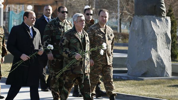 ПРЕЗИДЕНТ СЕРЖ САРГСЯН ВОЗДАЛ ДАНЬ УВАЖЕНИЯ ПАМЯТИ АНДРАНИКА МАРГАРЯНА ПРЕЗИДЕНТ СЕРЖ САРГСЯН ВОЗДАЛ ДАНЬ УВАЖЕНИЯ ПАМЯТИ АНДРАНИКА МАРГАРЯНА - Sputnik Արմենիա