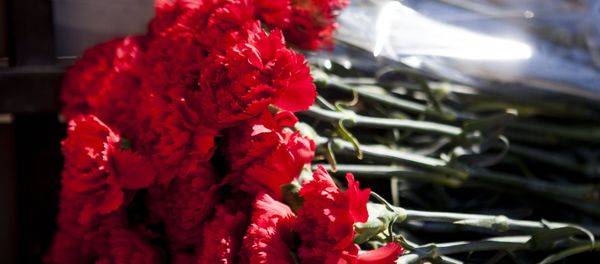 Цветы у посольств РФ в странах мира в память о погибших при взрыве в Санкт-Петербурге Цветы у посольств РФ в странах мира в память о погибших при взрыве в Санкт-Петербурге - Sputnik Армения